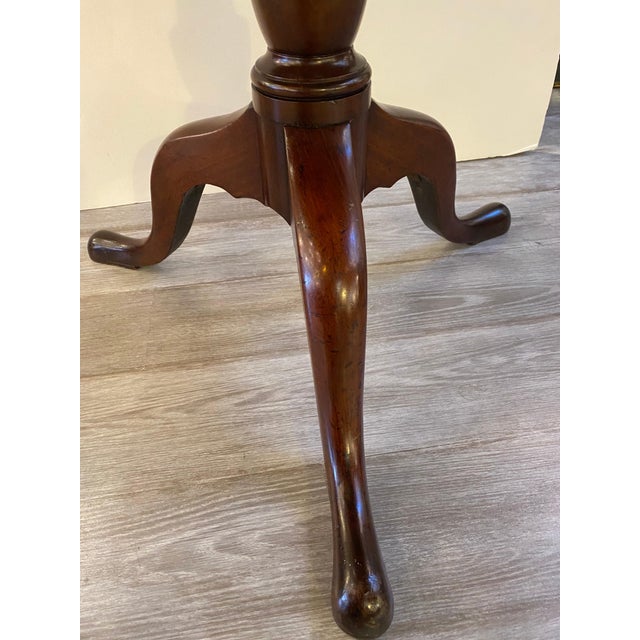 Wood Circa 1800 Philadelphia Mahogany Silent Butler Dumb Waiter Table For Sale - Image 7 of 10