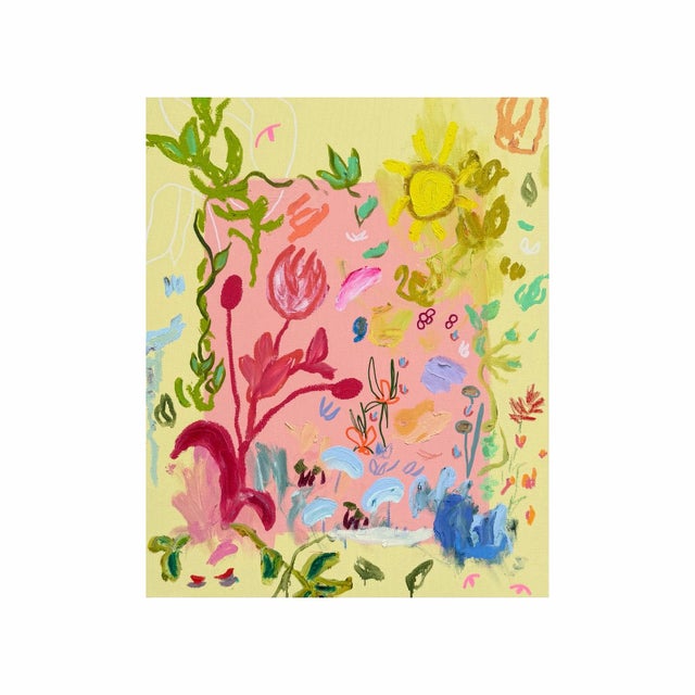 20 x 16 inches mixed media on canvas Acrylic, oil, marker and wax crayon signed on front Signed, titled and dated on the back