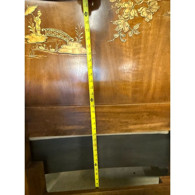 Queen Size Phyllis Andrade for White Furniture Company Chinoiserie Headboard, Vintage For Sale - Image 14 of 14