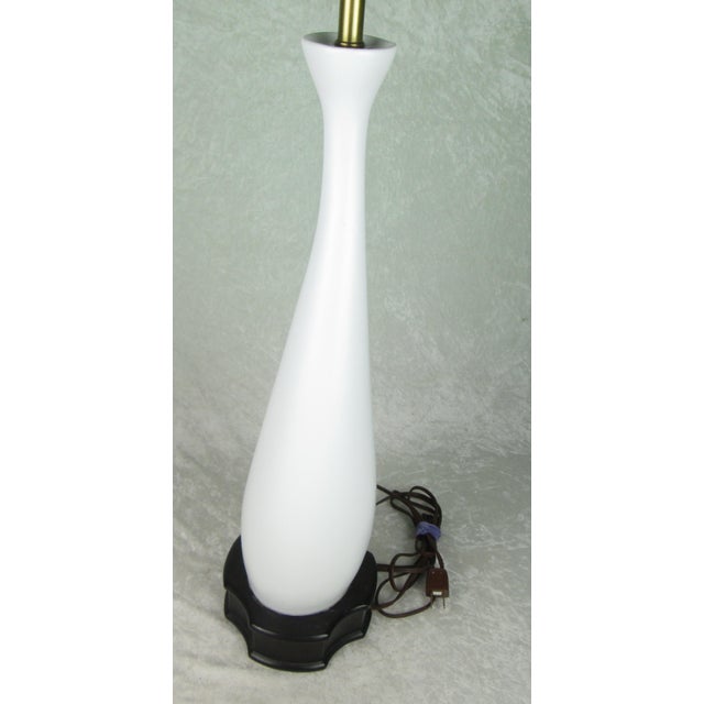 Mid 20th Century Antonia Campi Pottery Lamp s.c.i. Laveno Italy Portalampada Mid Century Modern For Sale - Image 11 of 15