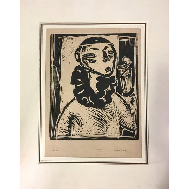 This very rare xylograph is in excellent conditions. Title and signature printed on the lower margin. The artist used the...