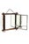 A 19th century Victorian Chinoiserie Triptych Mirror with gently foxed mirror plates inside a faux bamboo frame. In the...