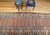 19th Century 19th Century Persian Kurdish Wide Runner Rug, Hand-Knotted Wool, Allover Paisley Pattern, Terracotta & Blue, 4x12 For Sale - Image 5 of 15