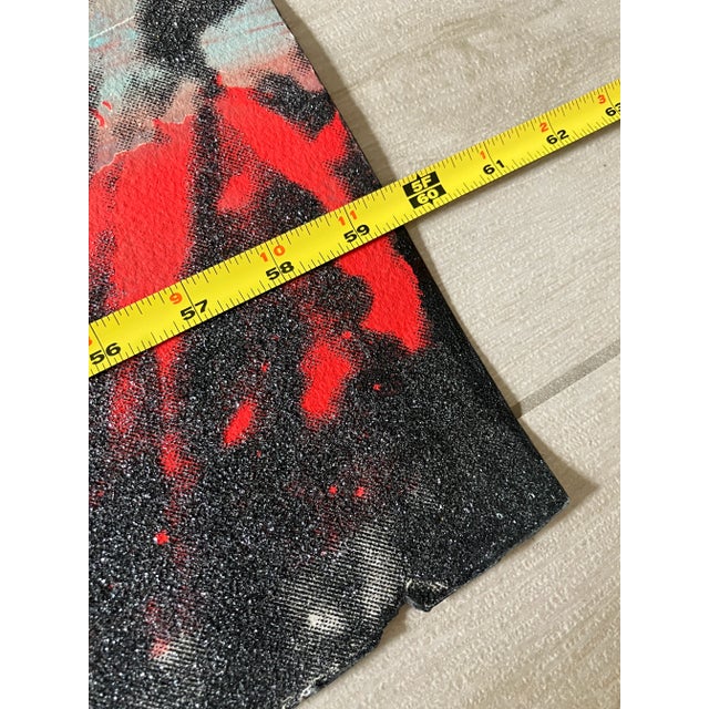 Rupert Jasen Smith Large Original Screenprint Augmented With Diamond Dust, Signed, #7/25, 1981 For Sale - Image 9 of 14
