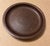 1930s Ext Rare #633-5 Roseville Pine Cone 2-Handled Flower Pot With Saucer Underplate Brown Green Blue Orig Stamp For Sale - Image 9 of 12