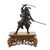 Japanese Bronze Sculpture of Samurai Warrior, 1890s For Sale