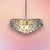 Metal Mid-Century Crystal and Brass Chandelier attributed to Palwa, Germany, 1960s For Sale - Image 7 of 8