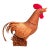 Mid Century Rattan Woven Rooster Basket For Sale