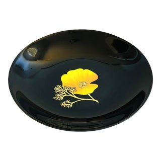 Couroc California Poppy Tray For Sale
