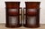 Frank Lloyd Wright for Cassina Arts & Crafts Dark Cherry Wood Barrel Chairs, Pair For Sale - Image 10 of 12