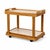 Mid-Century Oak & Formica Two-Tier Drinks Trolley, 1960s For Sale - Image 9 of 9