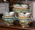 19th Century French Barbotine Hunt Motifs Cache Pots and Jardiniere, Set of 3 For Sale - Image 9 of 12