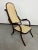 Very rare folding easy chair no.1 by Thonet professionally stained and repolished with new handmade rattan seat. This...