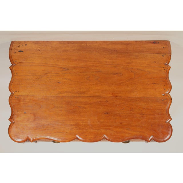 19th Century Dutch Fruit Wood Kettle Base Chest of Drawers For Sale - Image 5 of 13