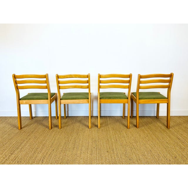 Wood Vintage Scandinavian Chairs, 1960s, Set of 4 For Sale - Image 7 of 18