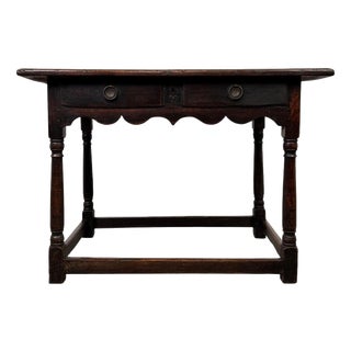 Antique English Georgian Golden Oak Tripod Tilt-Top Table, 1800s For Sale