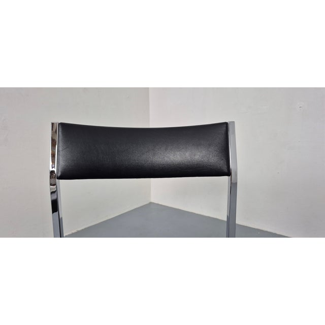 Minimalist Side Chairs by Ernst Lauclair for Girsberger, Switzerland, 1960s, Set of 5 For Sale - Image 14 of 18