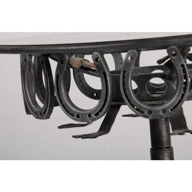 1980s Wine Table in Wrought Iron, 1980 For Sale - Image 5 of 17