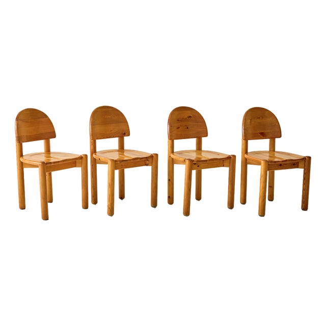 Rainer Daumiller Pine Dining Chairs, Set of 6, 1970s For Sale
