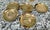 Vintage Gold-Gilded Porcelain Espresso Set - 11 pcs For Sale - Image 11 of 12