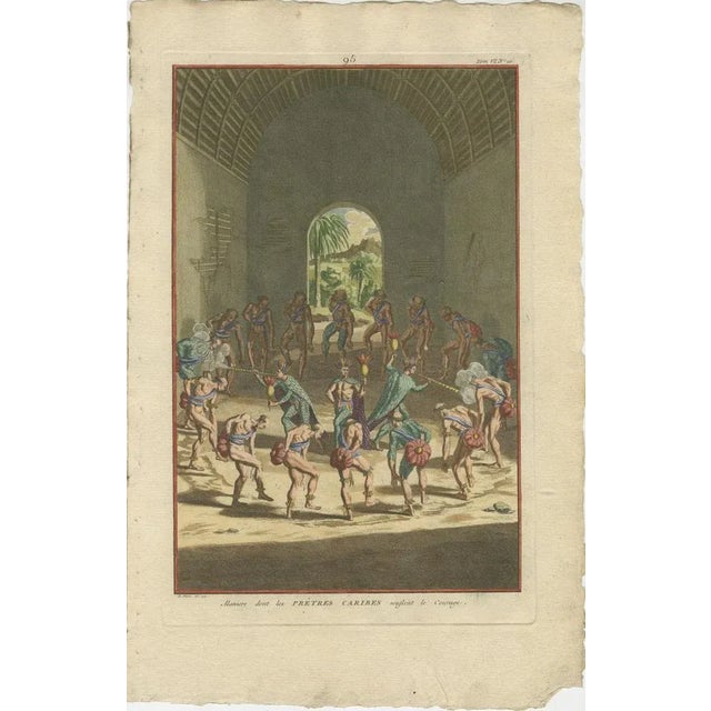 A Ritual Dance of the Caribbean, 1722, Paper For Sale - Image 6 of 7