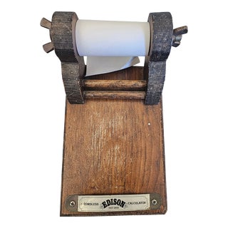 Cordless Edison Calculator Pat. 1902 Notepad Replica 1900s For Sale