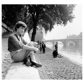 Sagan by the Seine' Unframed Archival Pigment Print For Sale