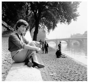 Sagan by the Seine' Unframed Archival Pigment Print