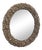 Coastal Oly Studio Oval Shell Mirror For Sale