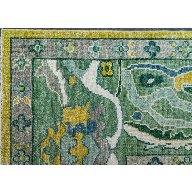 Early 21st Century Turkish Oushak Rug 10'3" x 15'1" #20412 For Sale - Image 5 of 8