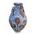 Filigree Vase, Ceramic, Leather, Enamel, and Metal, 19th Century - Safi, Morocco Materials: Ceramic, enamel, and filigree...