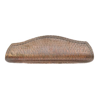 Roycroft Arts & Crafts Hammered Copper Pen Tray For Sale