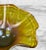 Early 21st Century Yellow Hand Blown Art Glass Ruffled Centerpiece Bowl by Matt McBride For Sale - Image 5 of 11
