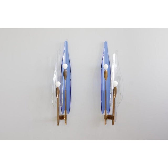 Dahlia Wall Lights Model 1461 by Max Ingrand for Fontana Arte, 1950, Set of 2 For Sale - Image 10 of 10