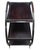 Art Deco Circular Three-Tiered Drinks Cart of Ebonized Wood From Italy For Sale In Austin - Image 6 of 8