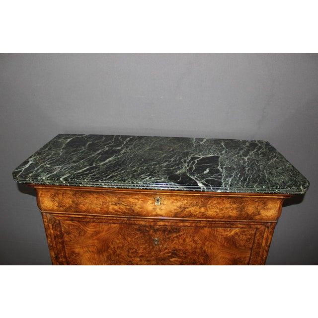 Louis Philippe Secretaire in Burr Walnut, 1800s For Sale - Image 13 of 18