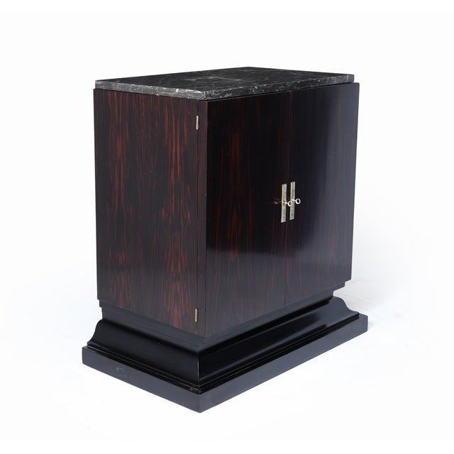 French Art Deco Macassar Ebony Cabinet, 1925 For Sale - Image 3 of 18