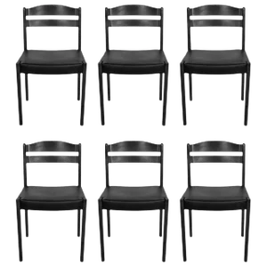 Set of Six Danish Modern Dining Chairs