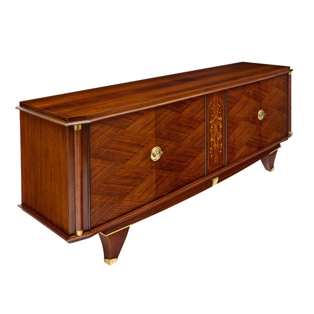 Art Deco Vintage French Art Deco Period Buffet, Rosewood, Circa 1940 For Sale - Image 3 of 9
