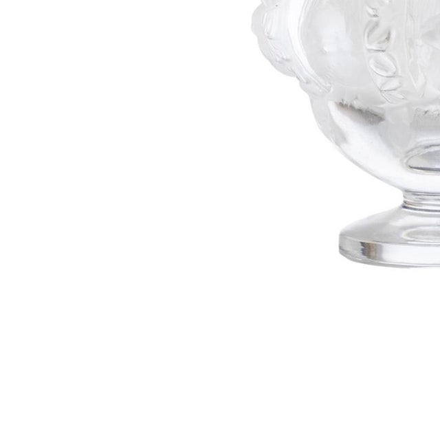 Glass and Crystal Elizabeth Dapierre Vase by Lalique For Sale - Image 3 of 6