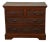 English Georgian Period 1800s Oak Chest with Four Drawers and Carved Motifs For Sale