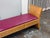 Custom Design Birdseye Maple + Leather Bench For Sale - Image 12 of 12