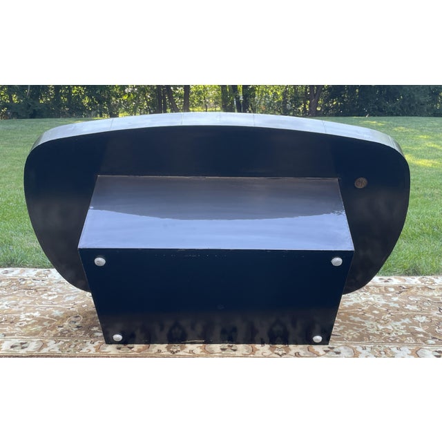 Silver Jonathan Adler Talitha Starburst Nickel-Plated Oval Cocktail Coffee Table For Sale - Image 8 of 12