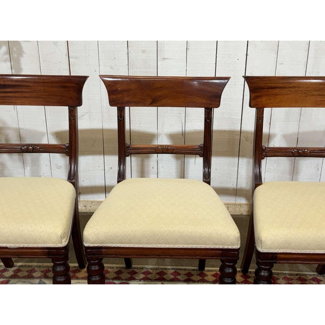 Vintage English Armchairs and Side Chairs in Mahogany, 1950s, Set of 8 For Sale - Image 18 of 18