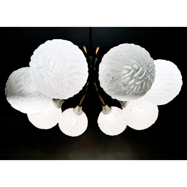 Vintage Snowball Chandelier, 1970s For Sale - Image 12 of 14