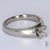 Platinum Cathedral-Style Solitaire Ring - Size 5.75 For Sale - Image 4 of 6
