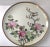Pink Large Round Chinoiserie Handpainted Porcelain Serving Platter With Birds and Peonies For Sale - Image 8 of 8