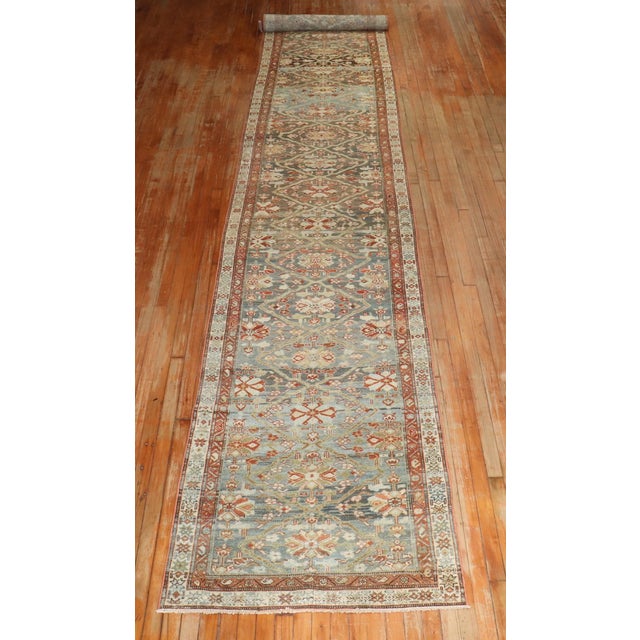 Early 20th Century Persian Malayer Long Runner - 3'1" x 23'11" For Sale - Image 4 of 7