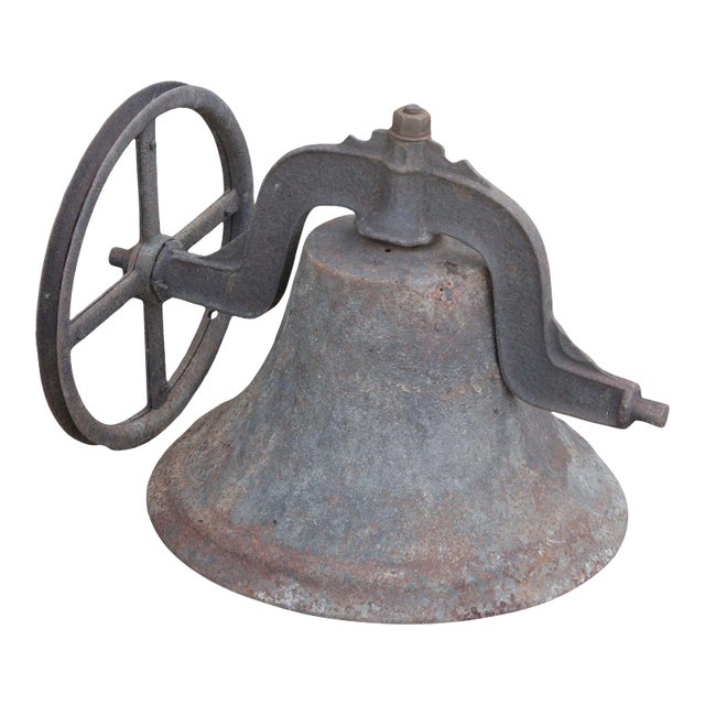 Antique 19th C. American Cast Iron Bell Chairish