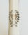 Belleek Pottery Ltd. A Pair of Lenox Belleek Porcelain Candlesticks With Sterling Silver Overlay For Sale - Image 4 of 5
